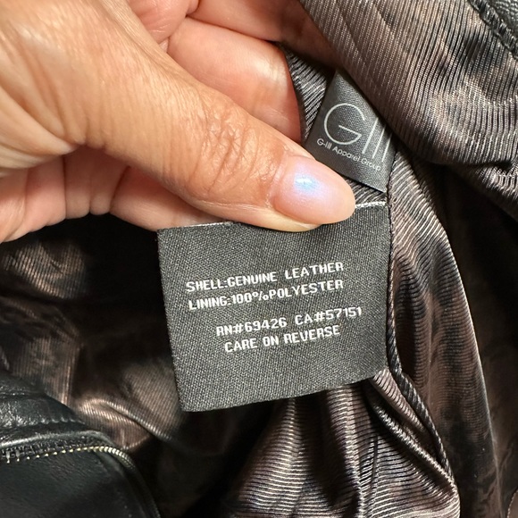 BLACK RIVET LEATHER JACKET - Picture 8 of 11